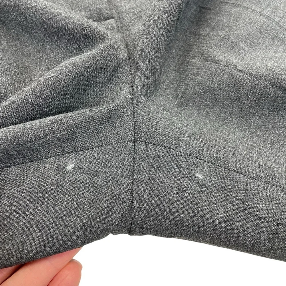 J. Crew Italian Wool Trouser Pant 10 Tall Gray